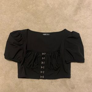 BLACK SHEIN TOP